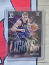 Dalton Knecht RC- Holo Lights Out #8- 2024-25 Panini Optic NBA- Lakers Rookie