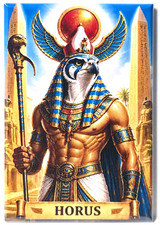 Horus EGYPTIAN GODS 2x3 MAGNET Mythology Fantasy Gothic Art FREE SHIPPING Retro