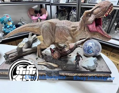 Prime 1 Studio 1/15 Tyrannosaurus and Carnotaurus Statue LMCJW2-07DX Model Limit