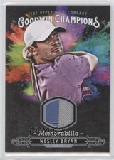 2018 Upper Deck Goodwin Champions Splash of Color Memorabilia Wesley Bryan 1vd