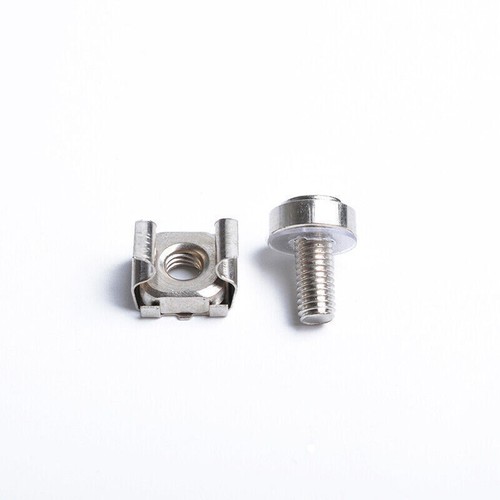 10pcs M5 Mounting Screws& Cage Nuts For Server Network AV Rackmount Equipment A - Zdjęcie 9 z 12