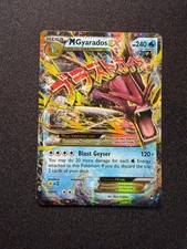 Mega M Gyarados EX 27/122 Breakpoint carta Pokemon Holo ultra rara quasi nuova