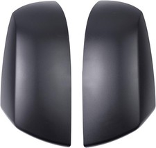 Driver and Passenger Side Mirror Cover Matte Black with Clip for Toyota Tundra 2