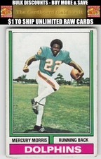 1974 Topps Mercury Morris #170