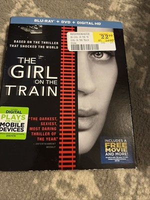 The Girl on the Train (Blu-ray, 2016) New Sealed Slip Cover Deleted Scenes
