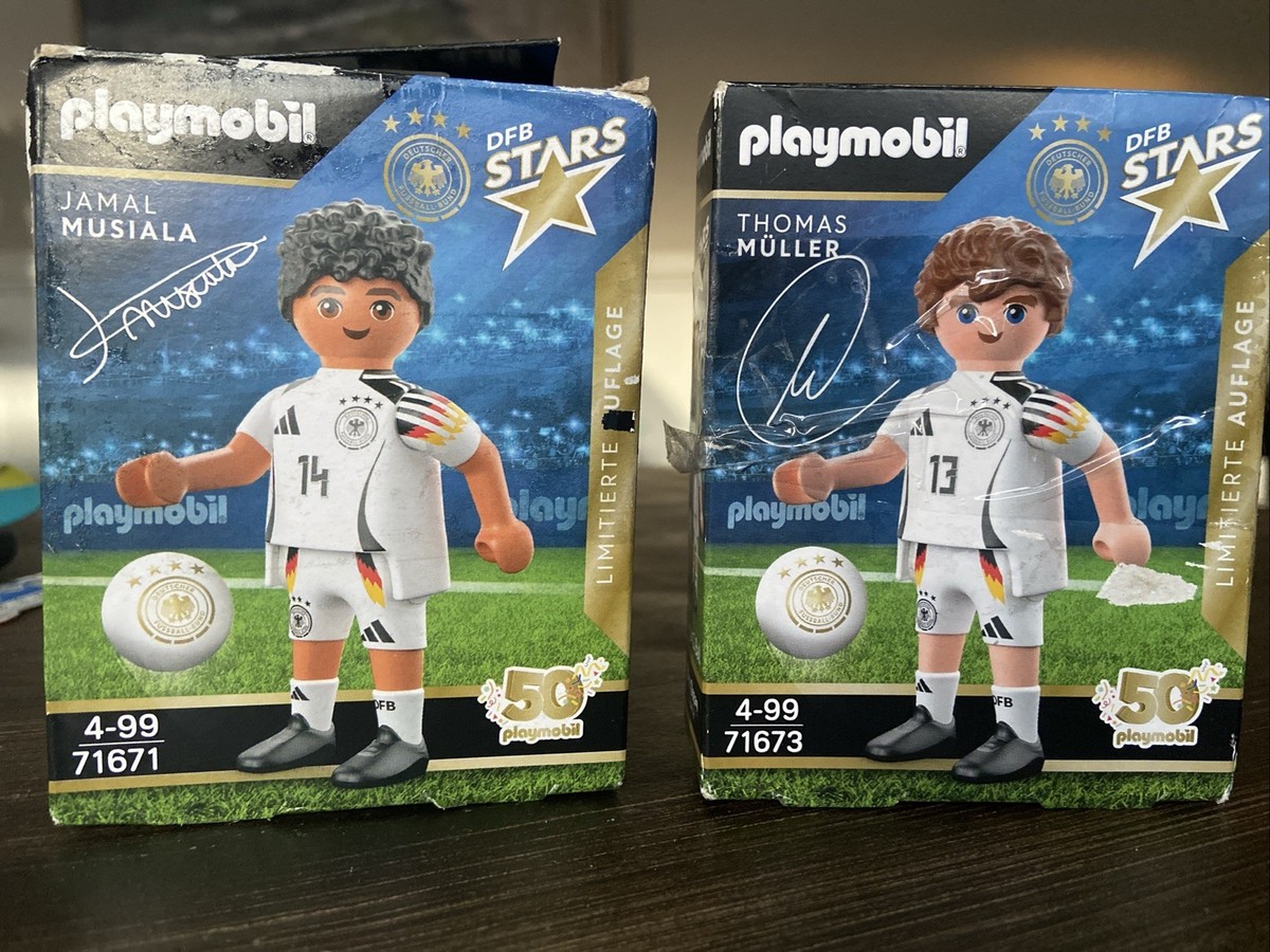 Playmobil サッカー シリーズ まとめ売り Playmobil Jamal Musiala Thomas Muller German National Team Soccer