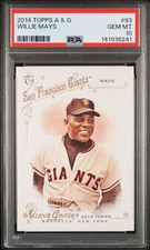 Willie Mays 2014 Topps Allen & Ginter San Francisco Giants Baseball #93 PSA 10