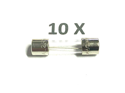 6,3A, Sicherung, 250V, 6,3A träge, 5x20,TD S506T 6,3A -R 2 250V, Bussm. 10 Stück