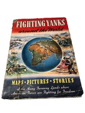 1943 Fighting Yanks Around The World Softcover Book #4050 Thomas Penfield