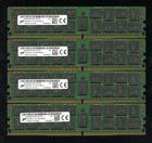Micron 64GB (4 X 16GB) PC4-2133P DDR4 Reg ECC Ram MTA36ASF2G72PZ-2G1A2II