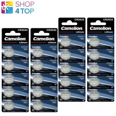 20 Camelion Cr2032 Batteries Lithium 3V Pile Bouton Cr2032-Bp5 5Bl Exp 2033 Neuf