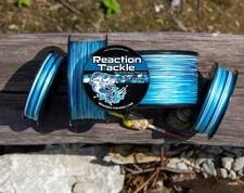 Reaction Tackle Braided Fishing Line White 15 LB 1500 yards 100% PE Braided