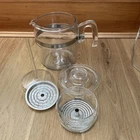 Vintage Pyrex Ware 7759  9 Cup Percolator Coffee Pot Glass COMPLETE