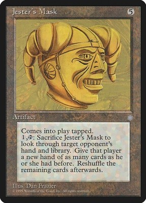 Jester's Mask [ICE-325] (Moderately Played) [EN]