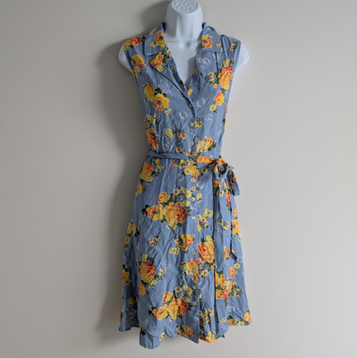 ModCloth Community Brunch Shirt Dress Womens XL Western Coastal Cowgirl Rodeo