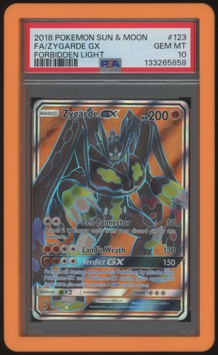 Zygarde-GX graded PSA 10 for sale on eBay