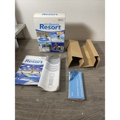 Wii Sports Resort (Nintendo Wii, 2009)   BOX & INSERTS   NO GAME  