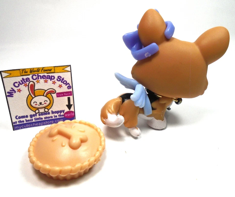 Littlest Pet Shop Corgi perro #724 con lindos accesorios Foto 2 de 3