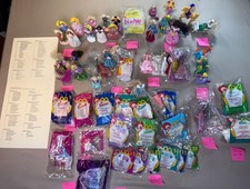 Vintage McDonalds Barbie Lot of 50 1991-2005 Happy Meal Toys Sealed/ Loose