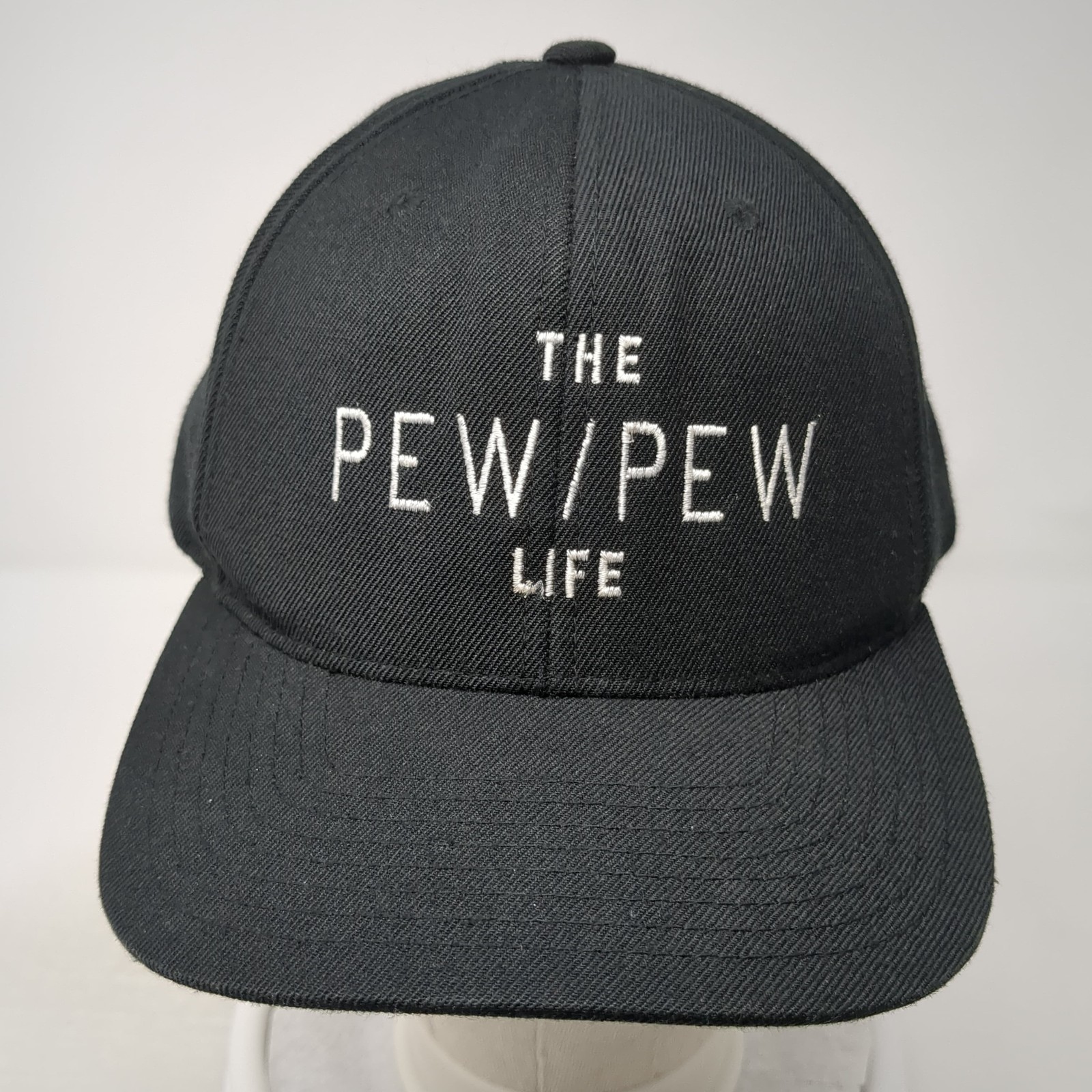 The Pew Pew Life Snapback Hat Solid Black One Siz… - image 2