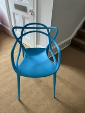 Masters Style Chair Turquoise Blue