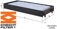 Knecht LAK221/S Filter FüR Innenraumluft Innenraumfilter Filter Innenraum