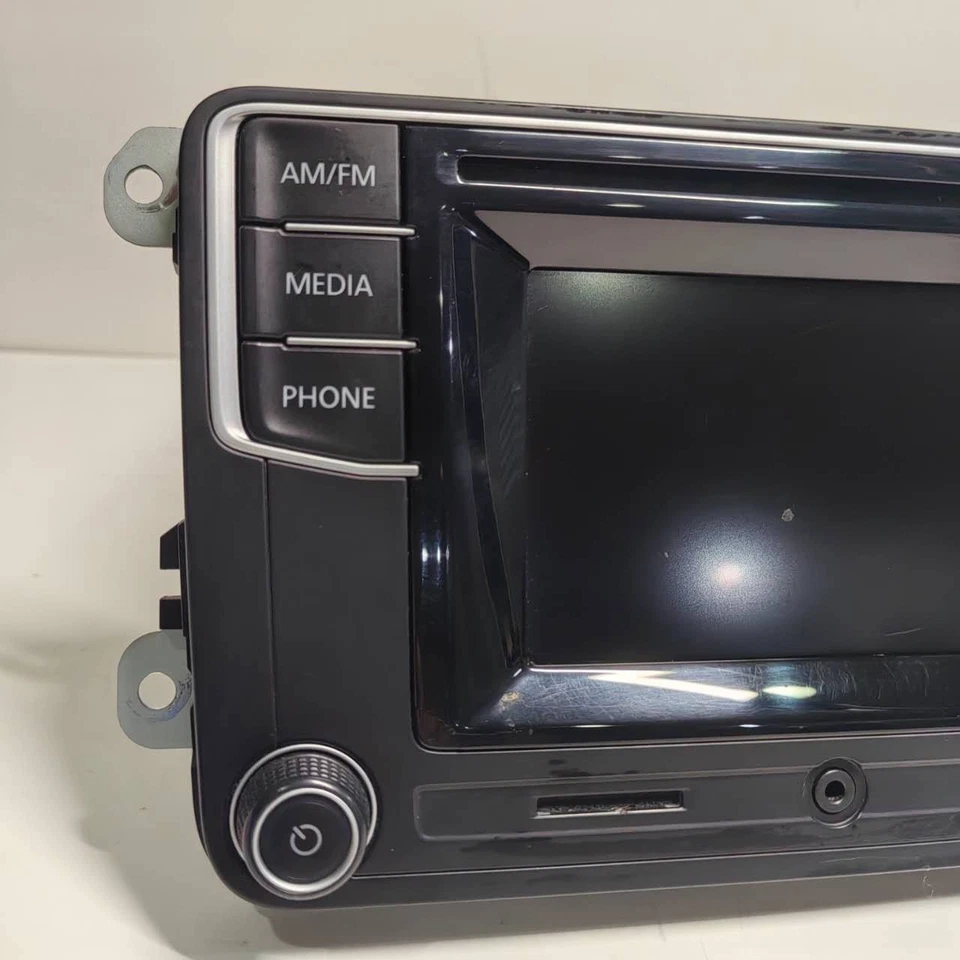 2016 VOLKSWAGEN JETTA RADIO RECEIVER DISPLAY SCREEN OEM 561035150 - Image 2 of 4