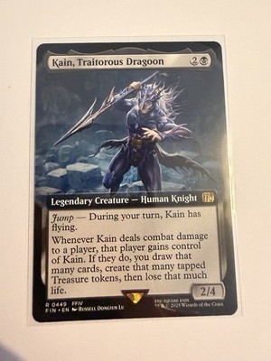 Kain, Traitorous Dragoon (Extended Art)   Final Fantasy   Magic (mtg)