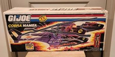 1987 G.I. Joe COBRA MAMBA Helicopter w  Gyro-Viper Figure COMPLETE SEALED box.