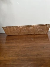 Hand Made Hand Woven Small Shaker Style Basket with Handles