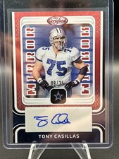 TONY CASILLAS 2024 CERTIFIED MIRROR SIGNATURES RED COWBOYS AUTO /35