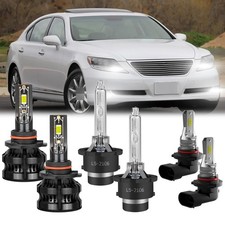 9005+D4S+9006 LED HID Headlight High Low Beam For Lexus LS600h 2008-2012