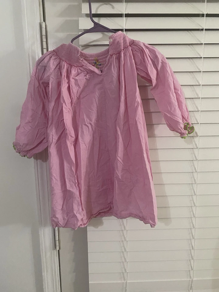 Vestido ajustado de Navidad para niñas de Secret Wishes talla 4 rosa Foto 2 de 4