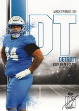 2024 Topps Signature Class #107 Mekhi Wingo - FB