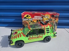 1993 Jungle Explorer Complete w/ Box Vintage Jurassic Park T-Rex Kenner Vehicle