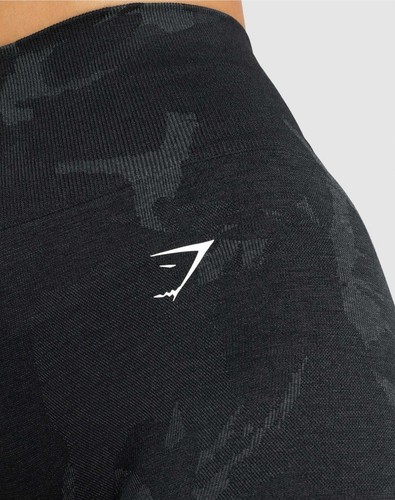 Gymshark Damen Adapt Black Camo Seamless Leggings B1A2K Größe XS - Bild 6 von 7