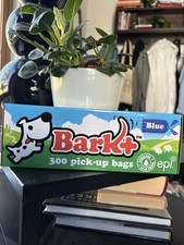 Bark Dog Waste Poop Bags, 300 Count, Blue Color, 8"x13" Puppy Pickup QTY AVAIL 