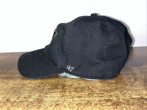 '47 New England Patriots Limpieza Negro Camuflaje Correa Ajustable Sombrero Papá Gorra - Imagen 2 de 5