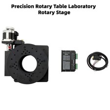 Hybrid Stepper Driver+Motorized Rotary Table Electric Turntable Self-Lock Worm