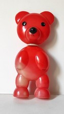Vintage Teddy Bear Rattle Toy, Made in USSR from 1960's