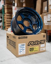 Volk Racing Te37xt M-spec 17x8.5 -10 6x139.7 Mag Blue Forged Set Of 4