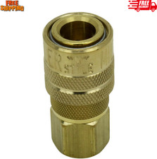 Brass 1/4" NPT Female Quick Connect Air Couplers - Pack of 10