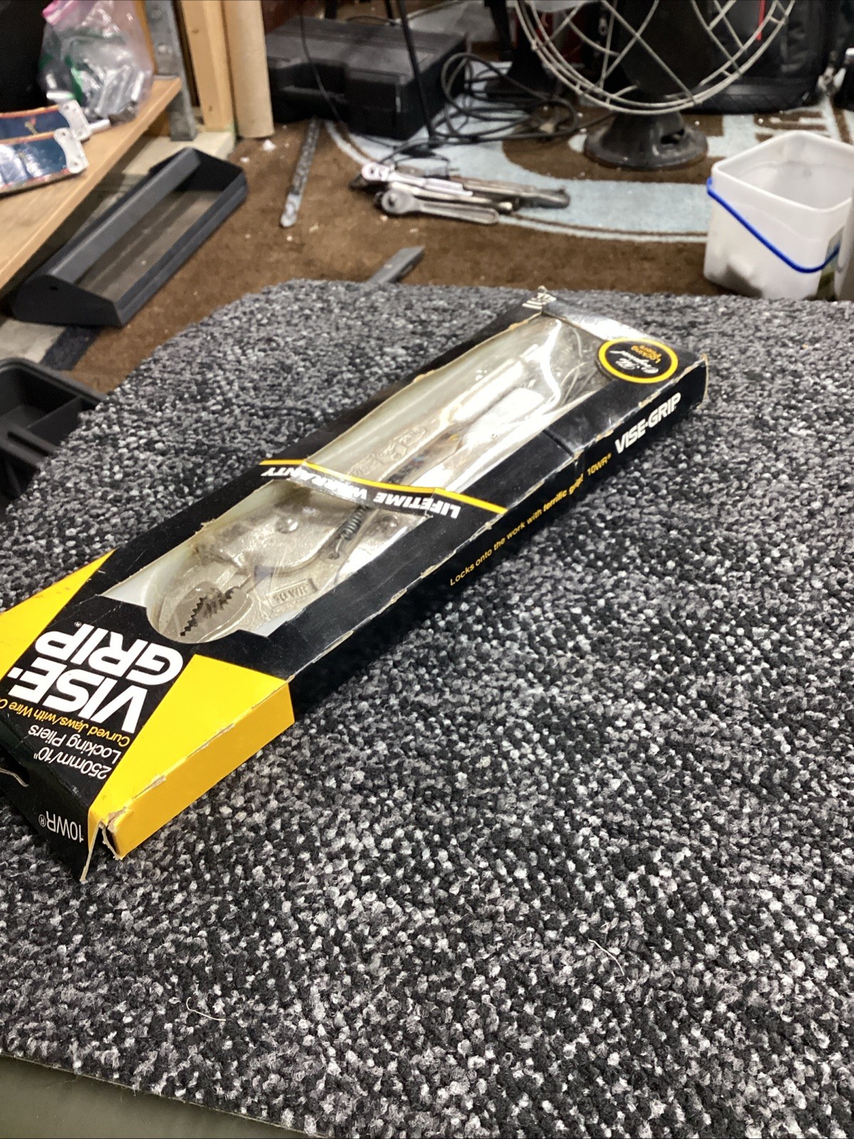 Vtg Vise-Grip Peterson Dewitt USA Original 10WR Locking Pliers in Original Box