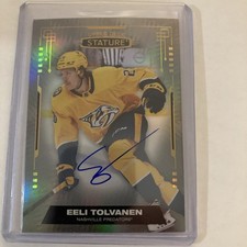 2021-22 Upper Deck Stature Photo Variant Auto Eeli Tolvanen #66 Auto 
