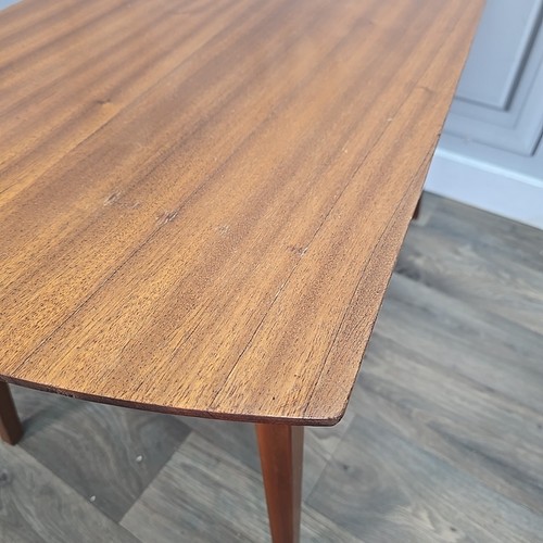 Vintage Wood Danish Inspired Coffee Table - Atomic Sputnik Mid-Century Teak - Picture 13 of 24