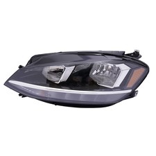 Halogen Headlight Assembly, for 2018 2020 Volks-wagen Golf & GTI Headlight