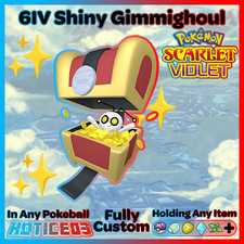 ✨ Shiny Gimmighoul 6IV ✨ Pokemon Scarlet & Violet 🚀 Fast 🚀