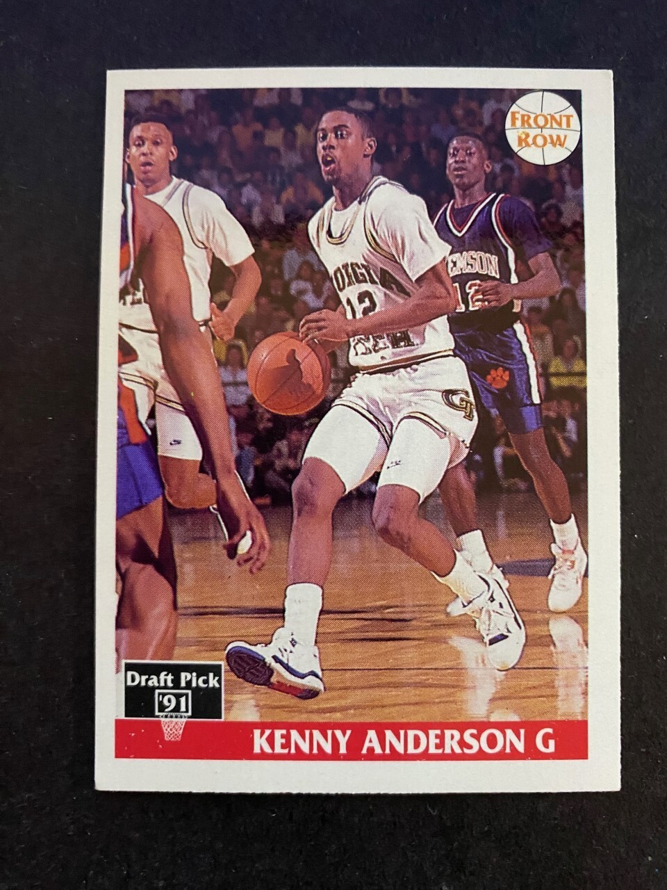 FILA 1991 Front Row KENNY ANDERSON #2 Rookie GEORGIA TECH reti in maglia nuova