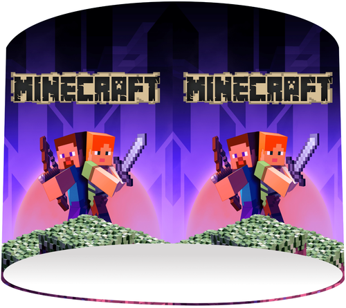 PIXELS g MINECRAFT GAMING CEILING LIGHT SHADE TABLE LAMPSHADE-4 DESIGNS-3 SIZES - Picture 6 of 9