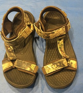 Skechers Mens Size 10 Camo Sandals Mossy Oak Goodyear Relaxed Foam Fit | eBay